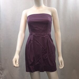 UEC Guess strapless purple dress with pockets sz 3